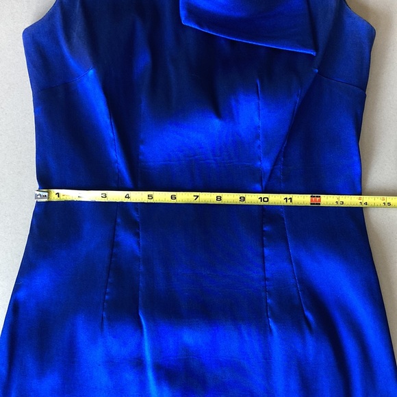 Sara Campbell blue dress with bow - Picture 8 of 8